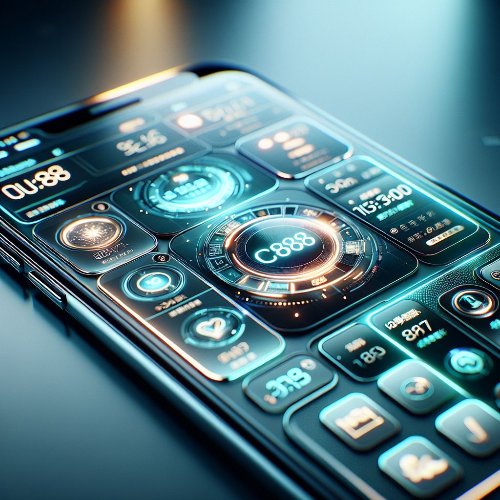 Responsive CU888 interface showing organized features and mobile-friendly navigation